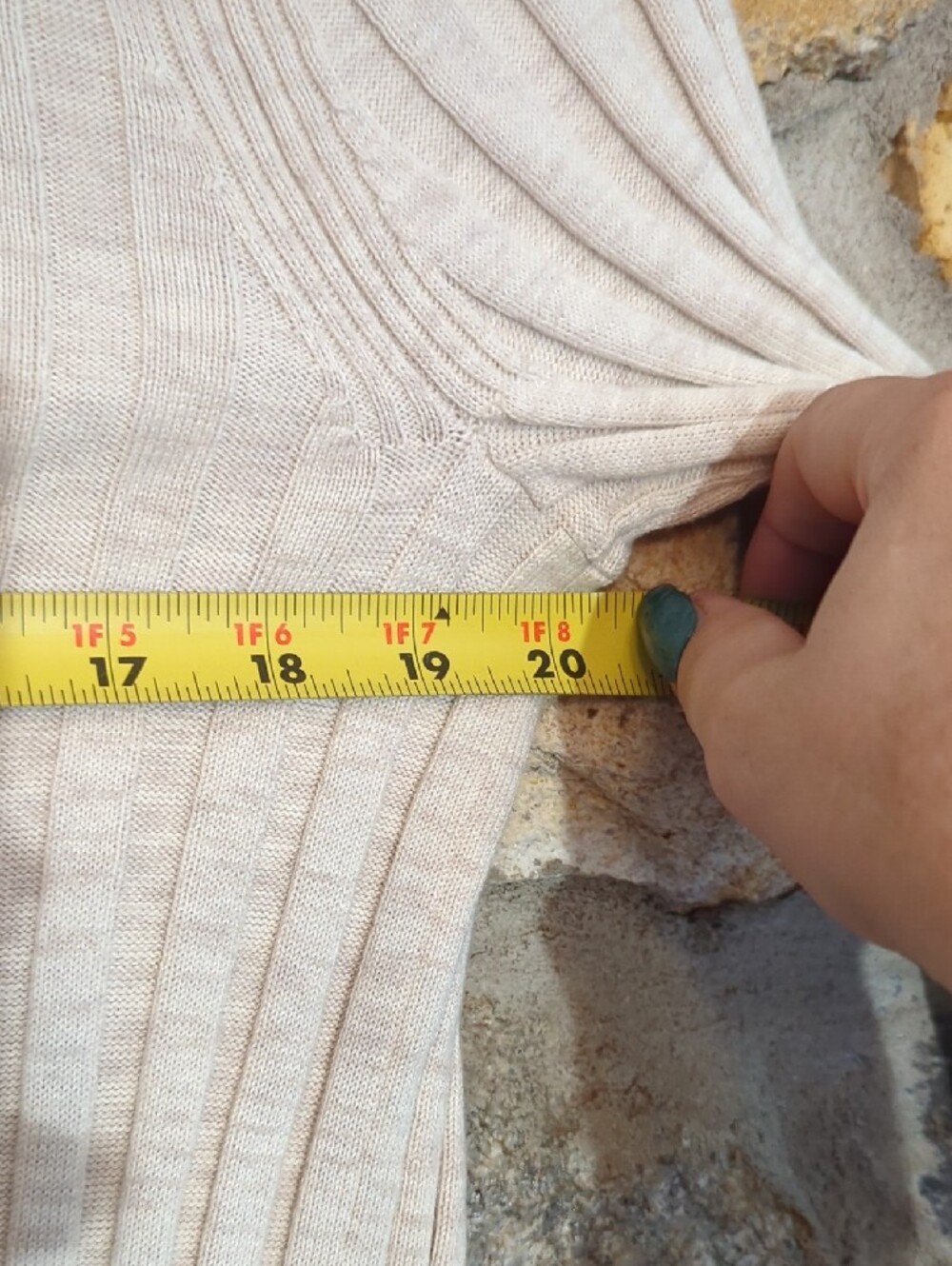 Peruvian Connection Long Ribbed Open-Front Cardigan Duster - Picture 6 of 8